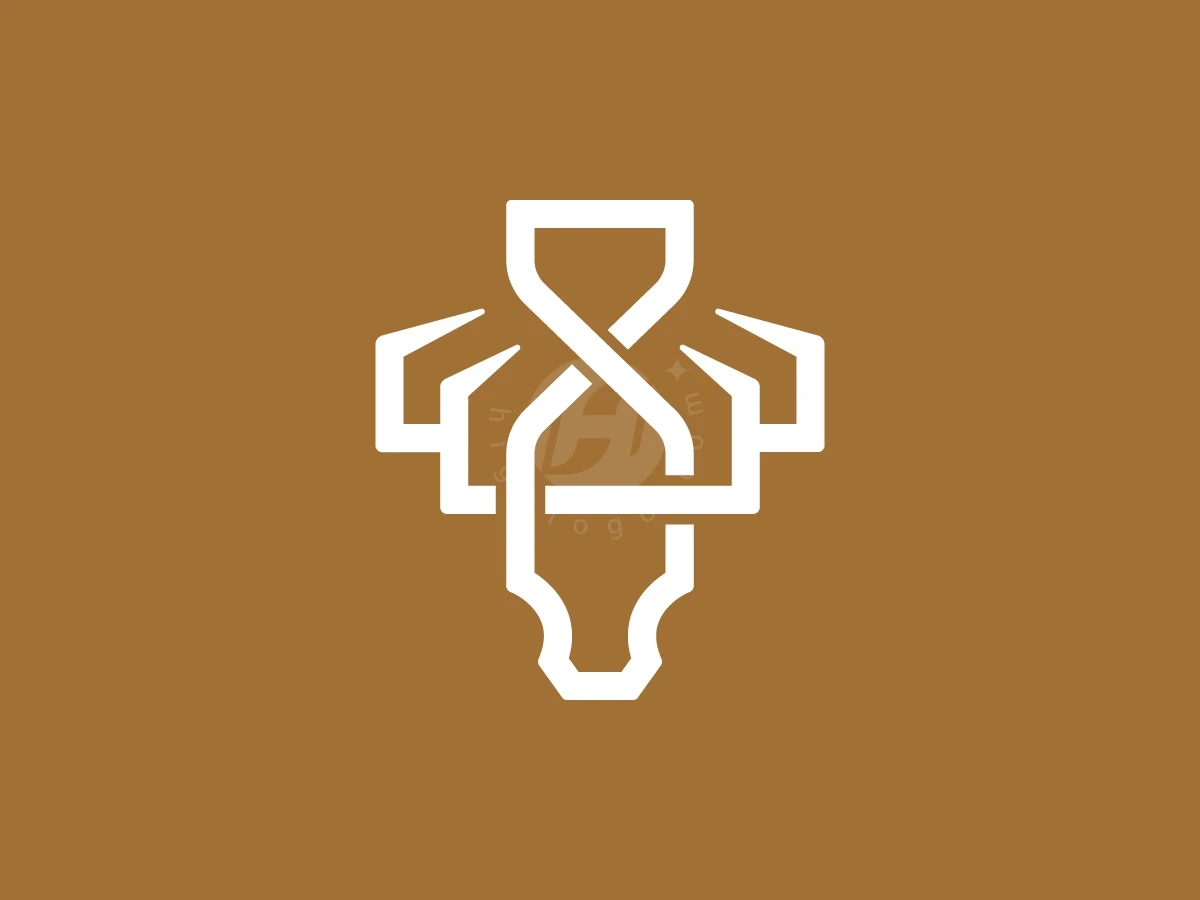 Deer Hourglass Logo With A Modern Look - preview 1