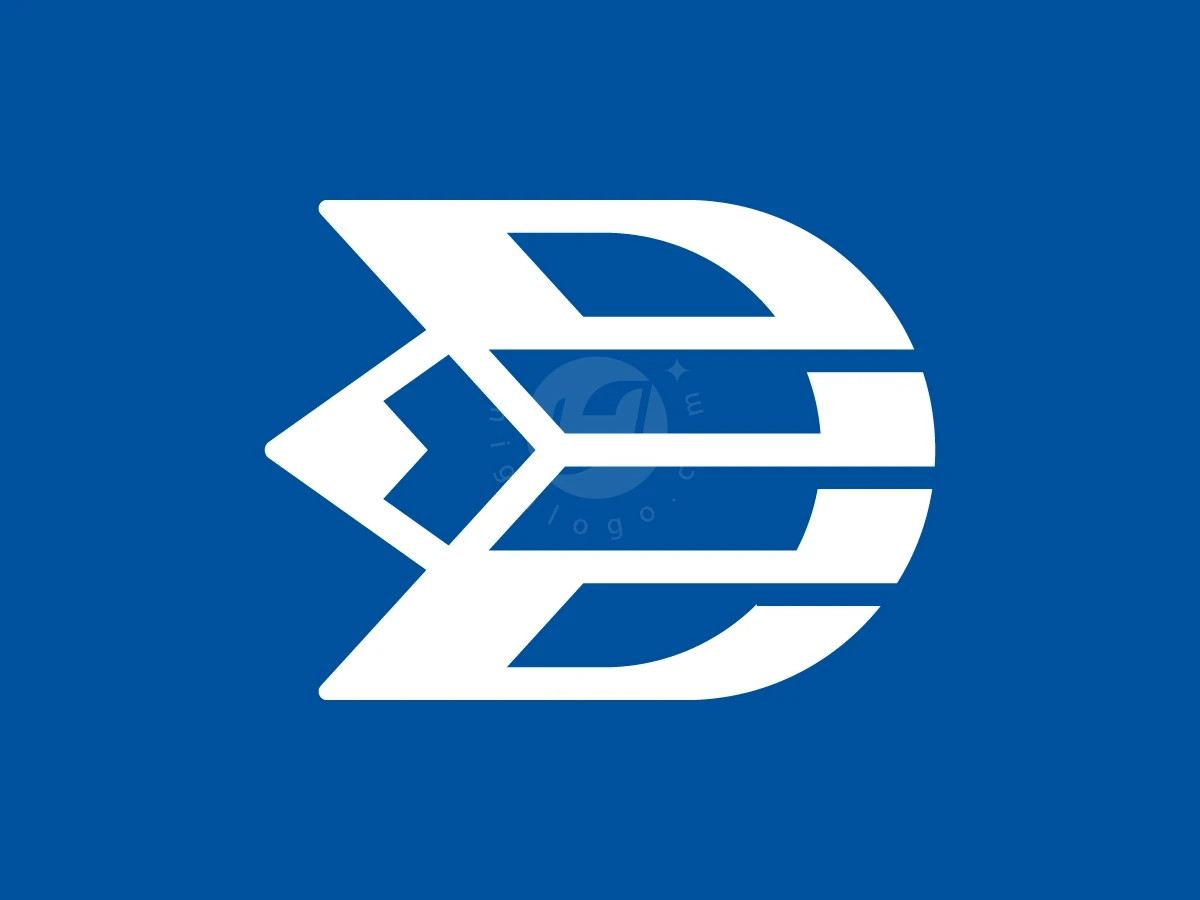 Letter D Pencil Logo With A Modern Look - preview 1