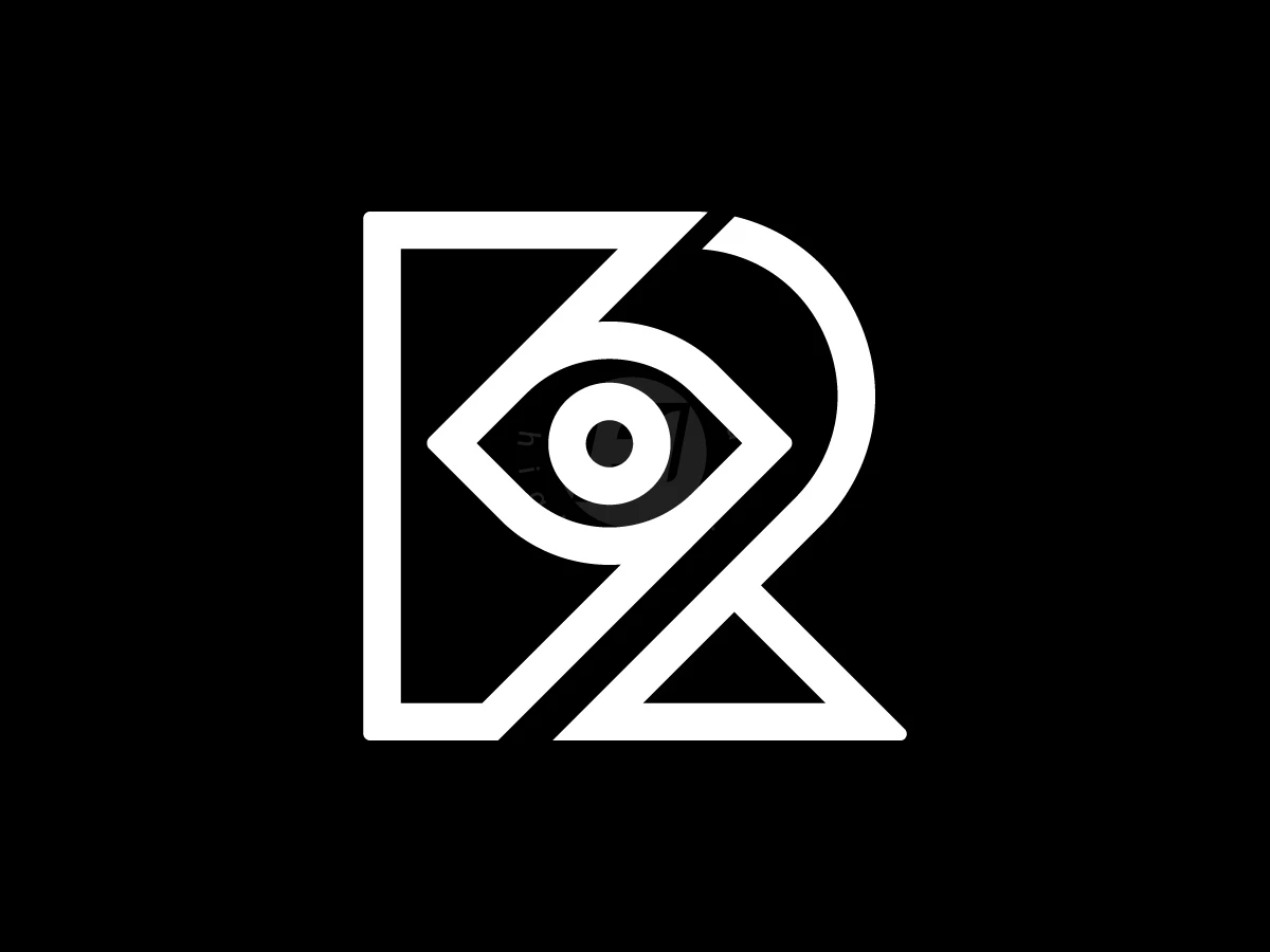 Letter R Eye Logo With A Modern Look - preview 1