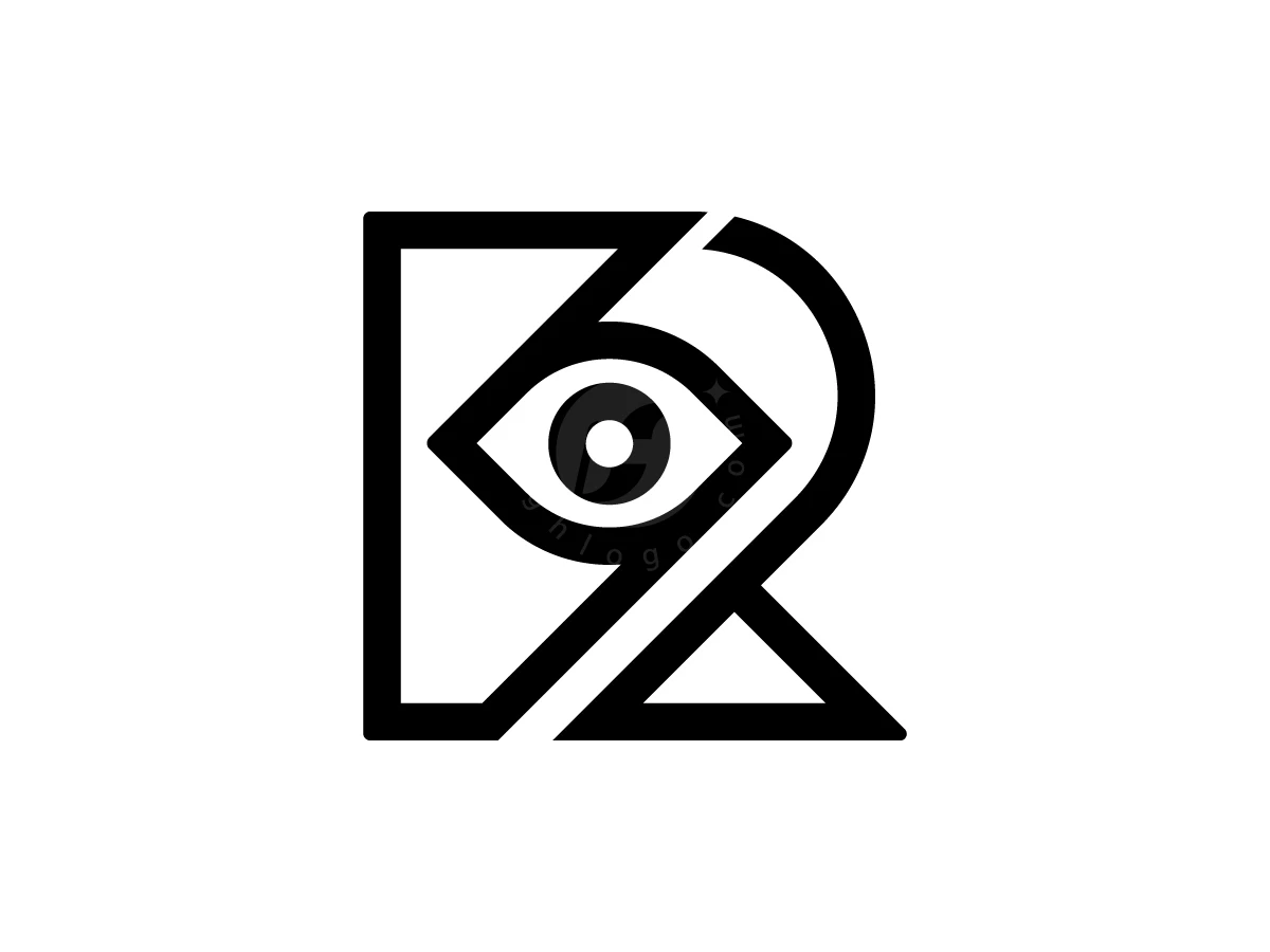 Letter R Eye Logo With A Modern Look - General Logo design by Muhamad Adek for sale on Highlogo