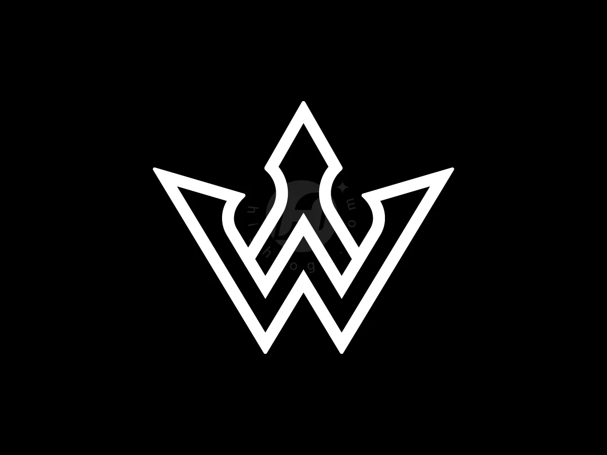 Letter W Crown Logo With A Modern Look - General Logo design by Muhamad Adek for sale on Highlogo