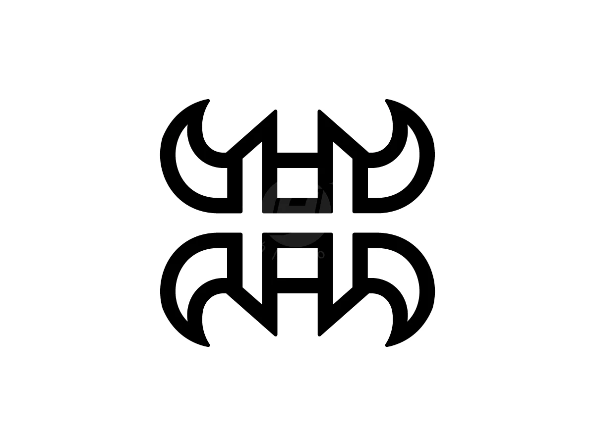 Letter H Horn Logo With A Modern Look - General Logo design by Muhamad Adek for sale on Highlogo