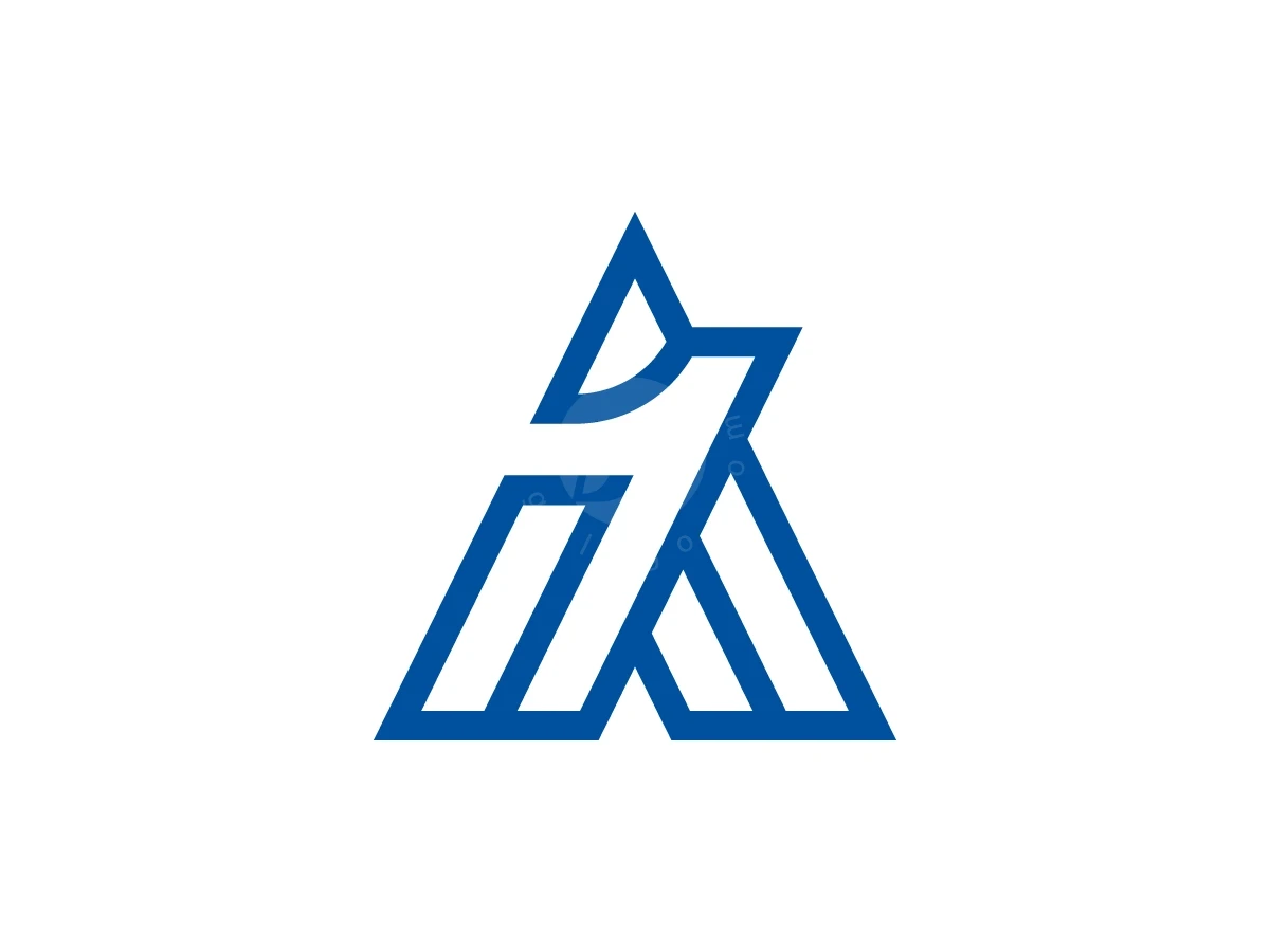 Letter A One Logo With A Modern Look - General Logo design by Muhamad Adek for sale on Highlogo