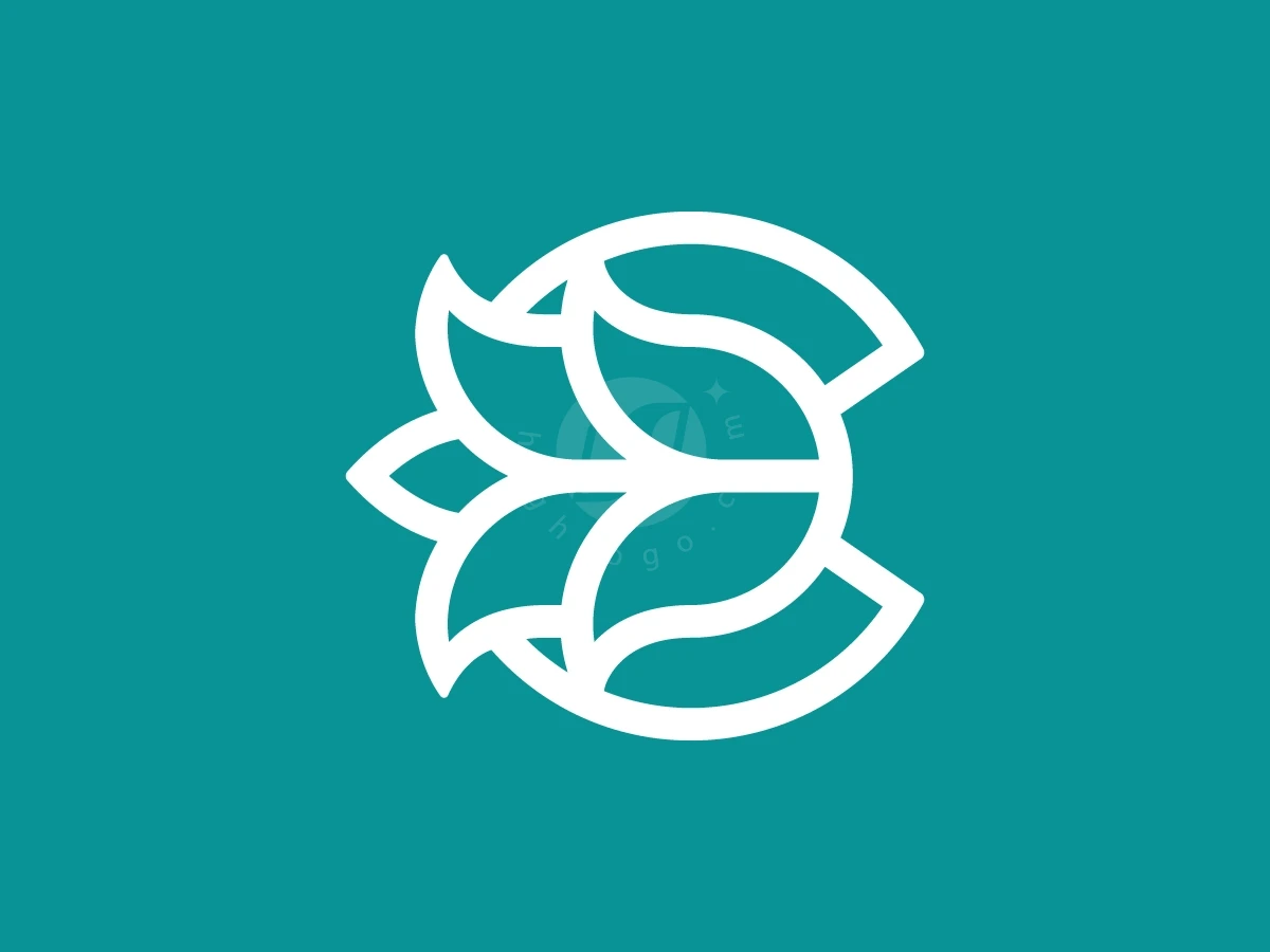 Letter C Flower Logo With A Modern Look - preview 1