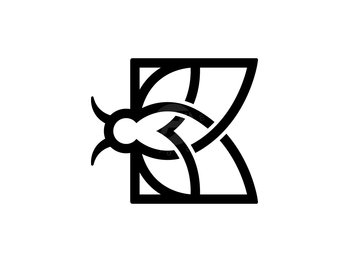 Letter K Bee Logo With A Modern Look - Animal Logo design by Muhamad Adek for sale on Highlogo