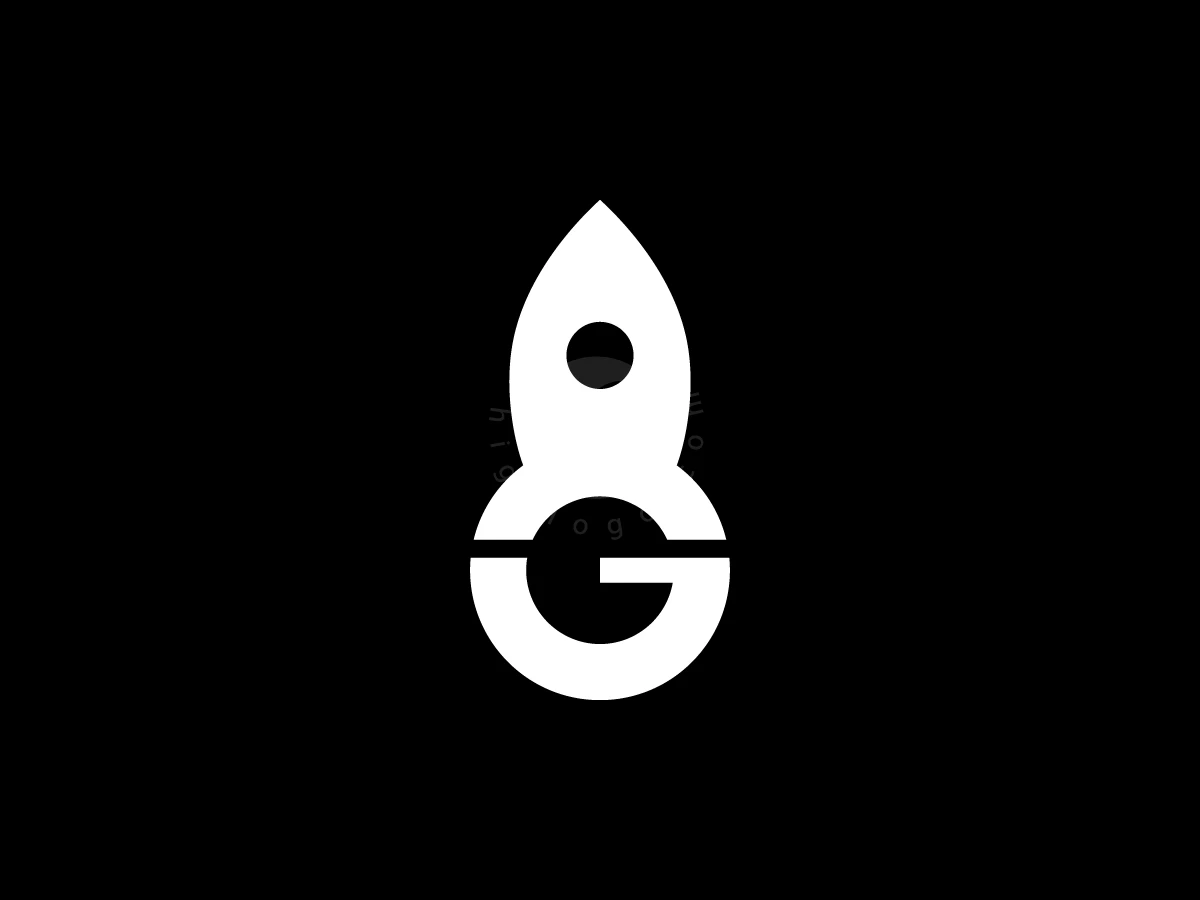 Letter G Rocket Logo With A Modern Look - preview 1