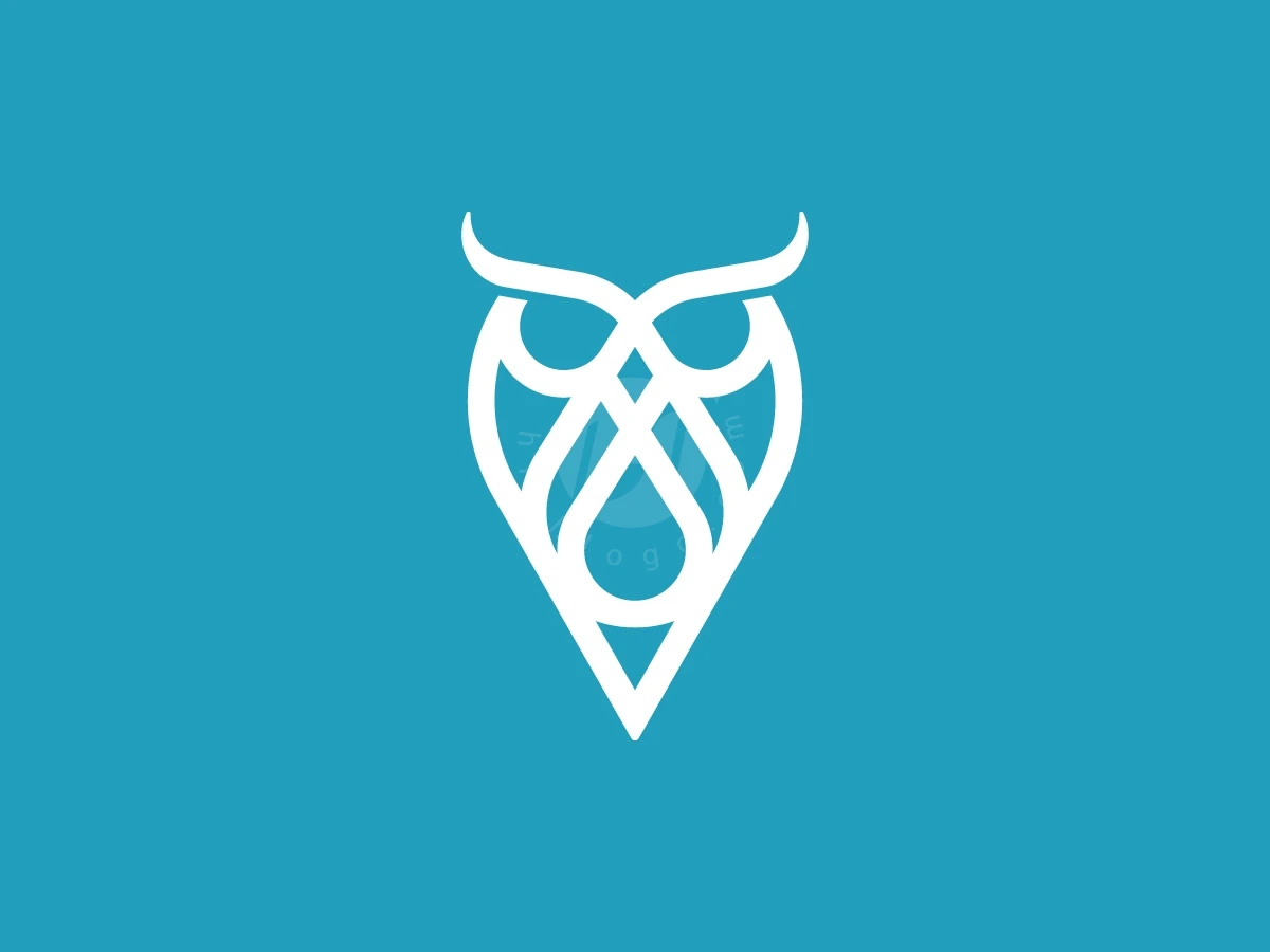 Owl Drop Logo With A Modern Look - preview 1