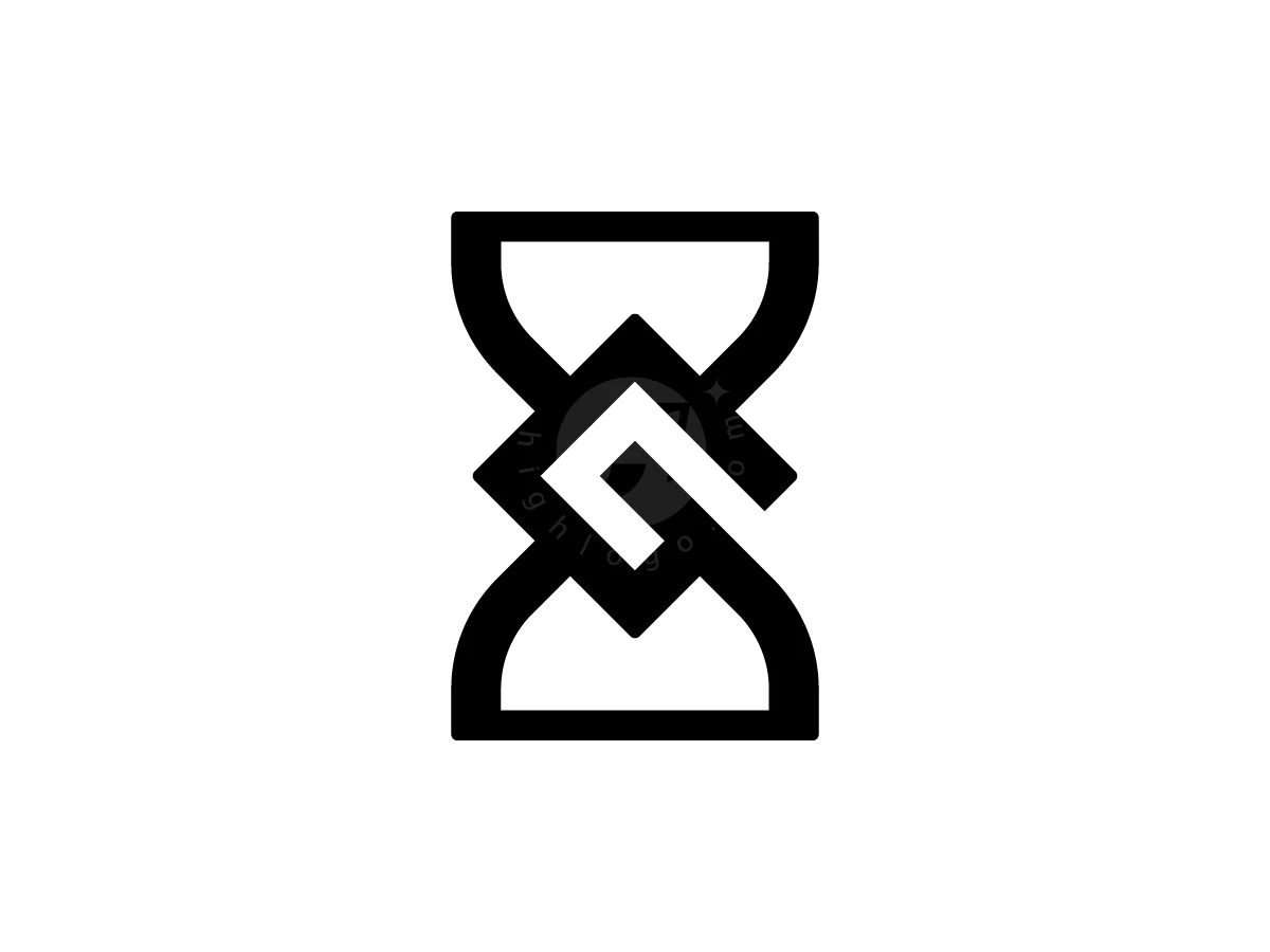 Letter G Hourglass Logo With A Modern Look - Financial Logo design by Muhamad Adek for sale on Highlogo