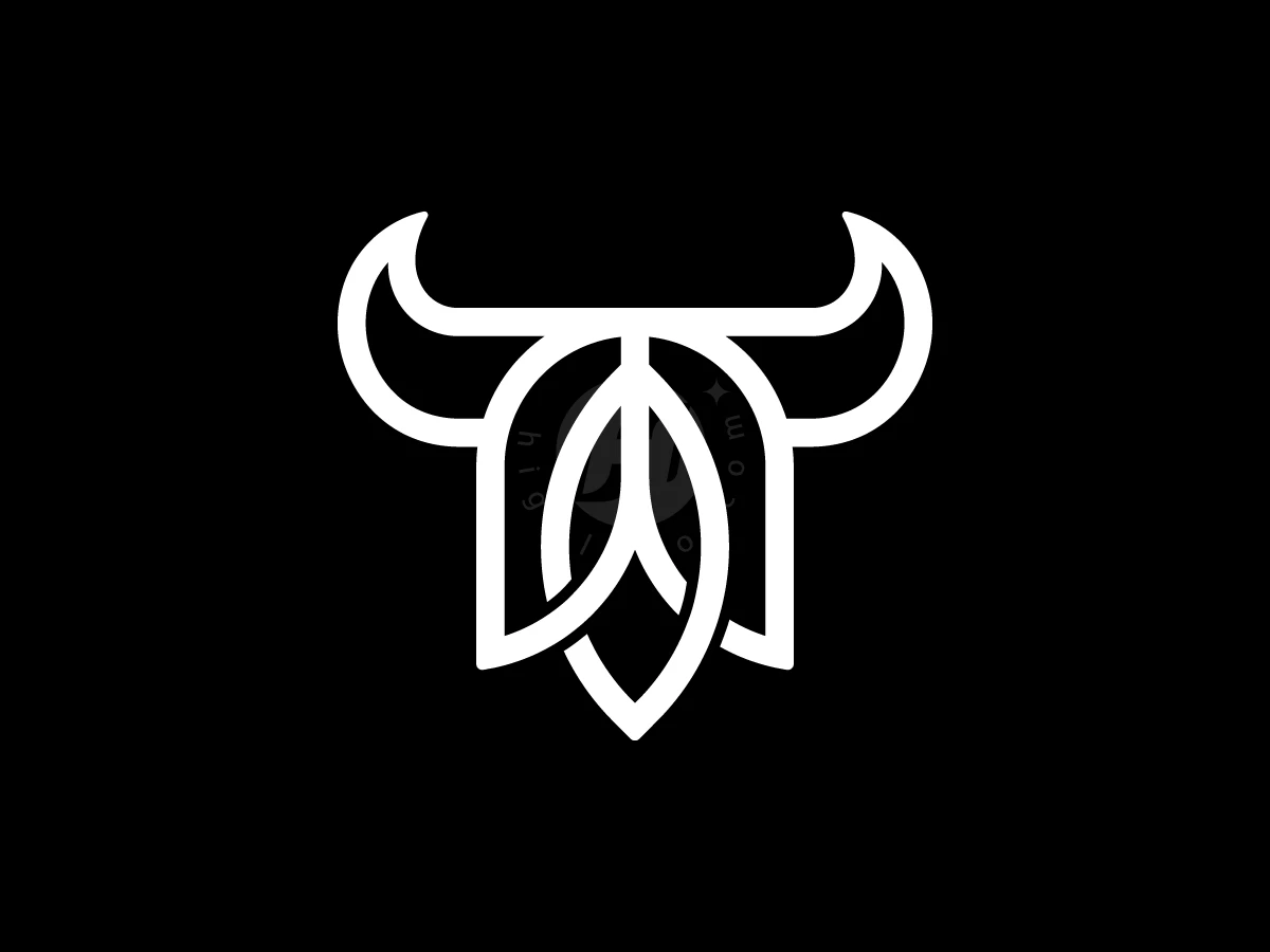 Flower Horned Logo With A Modern Look - Animal Logo design by Muhamad Adek for sale on Highlogo