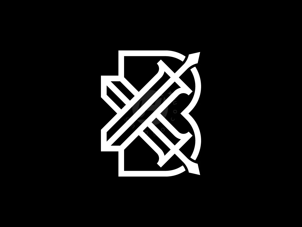 Letter B Sword Logo With A Modern Look - General Logo design by Muhamad Adek for sale on Highlogo