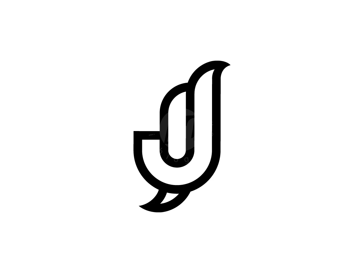 Letter J Eagle Head Logo With A Modern Look - Animal Logo design by Muhamad Adek for sale on Highlogo