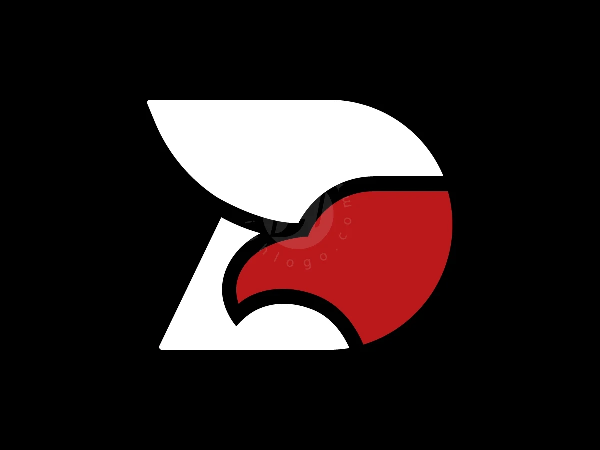 Letter D Eagle Logo With A Simple Look - preview 1