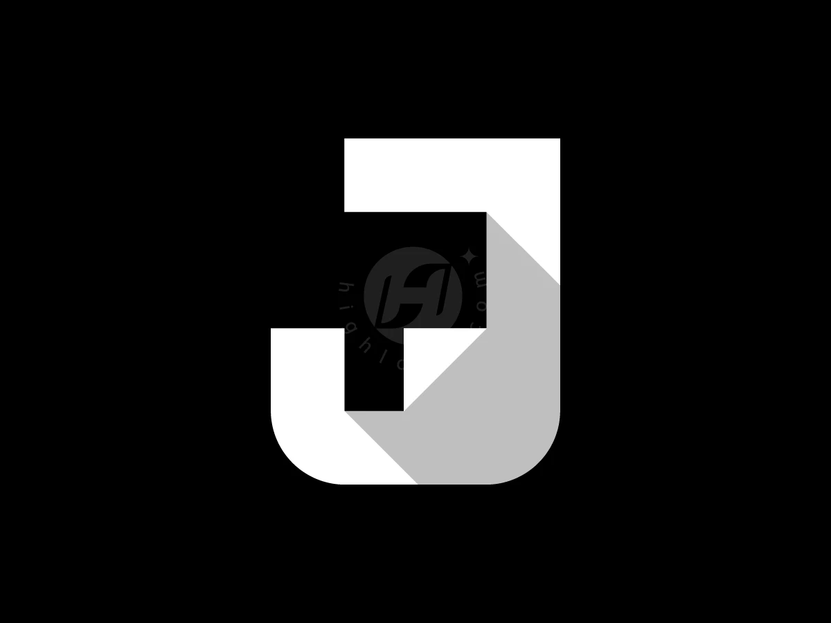 Letter J Document Logo With A Modern Look - preview 1