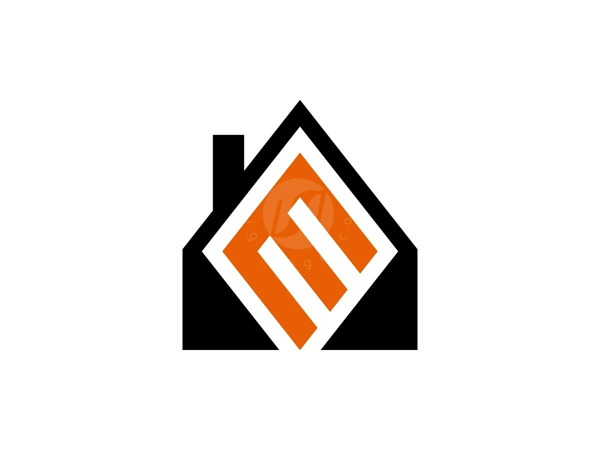 Letter E House Logo With A Modern Look - Real Estate Logo design by Muhamad Adek for sale on Highlogo