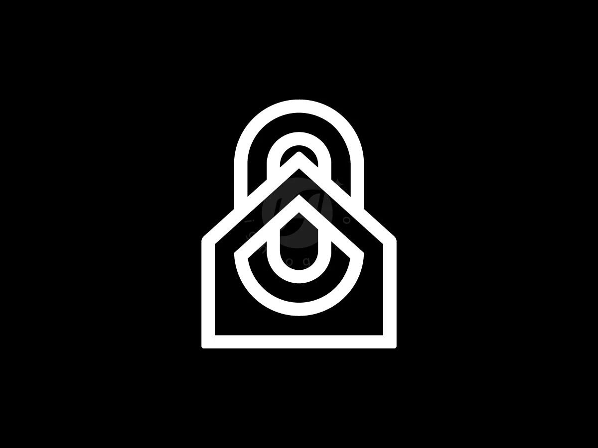 Letter O House Logo With A Modern Look - preview 1
