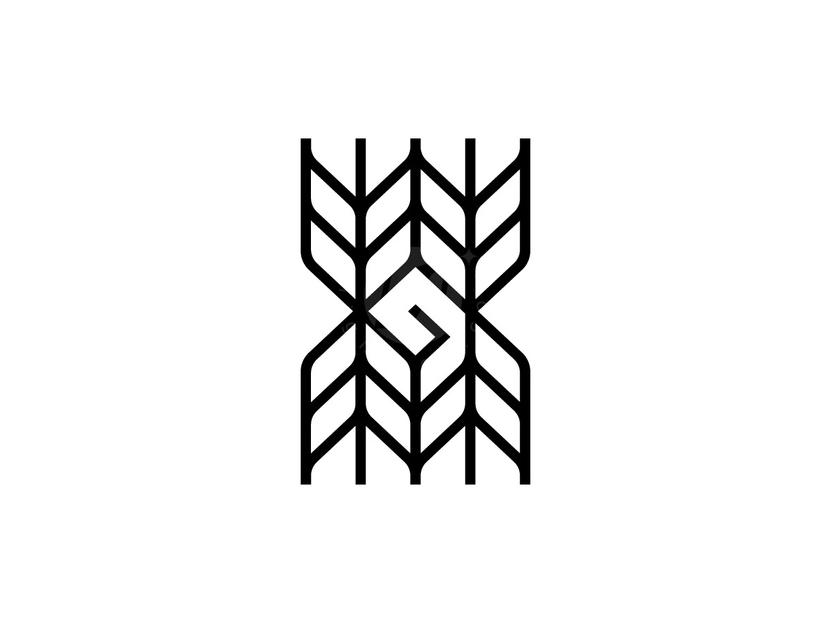 Letter G Wheat Logo With A Modern Look - preview 1