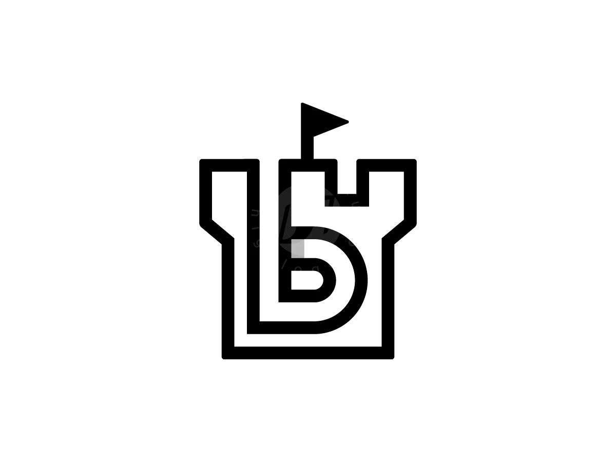 Letter B Fortress Logo  With A Modern Look - General Logo design by Muhamad Adek for sale on Highlogo