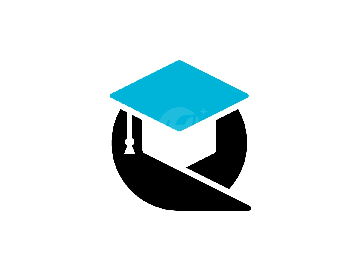 Letter Q Education Logo With A Modern Look - General Logo design by Muhamad Adek for sale on Highlogo