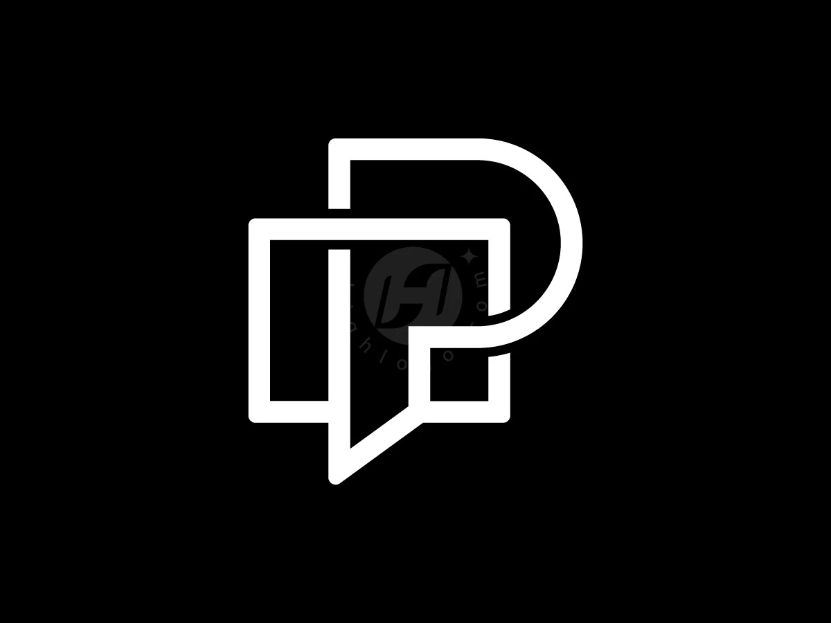 Letter P Bubble Chat Logo With A Modern Look - Technology Logo design by Muhamad Adek for sale on Highlogo