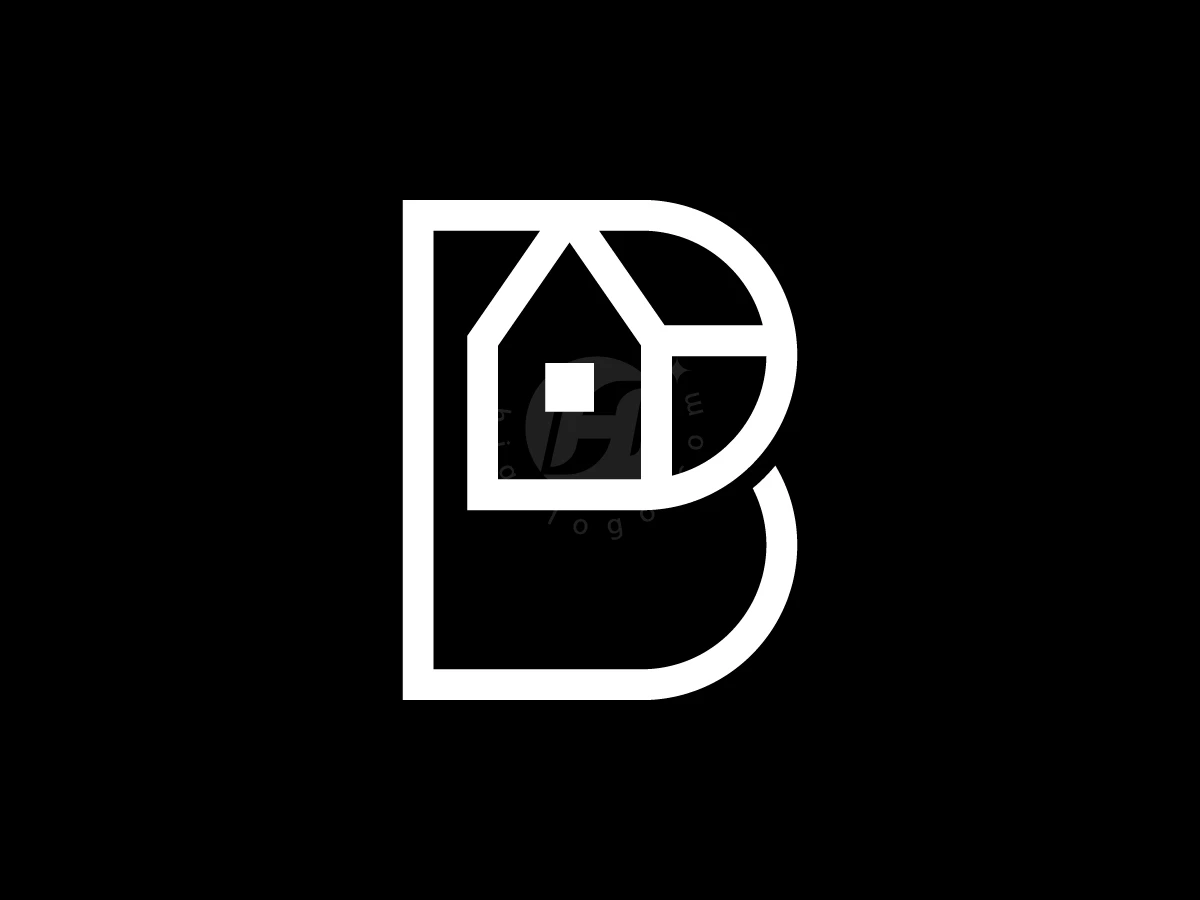 Letter B House Logo With A Modern Look - preview 1