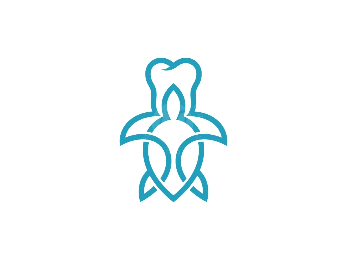 Turtle Dental Logo With A Modern Look - Animal Logo design by Muhamad Adek for sale on Highlogo