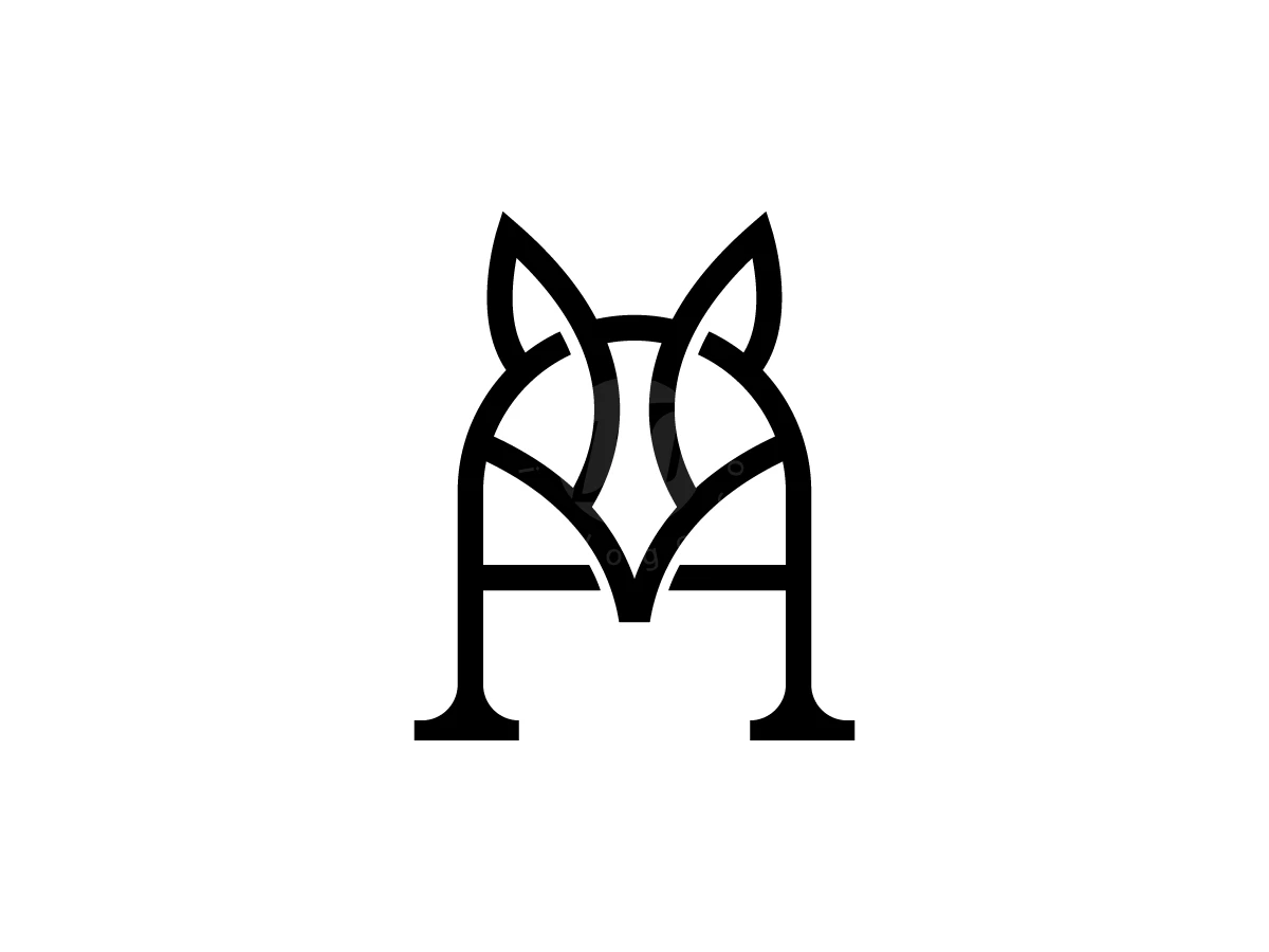 Letter A Fox Logo With A Modern Look - Animal Logo design by Muhamad Adek for sale on Highlogo
