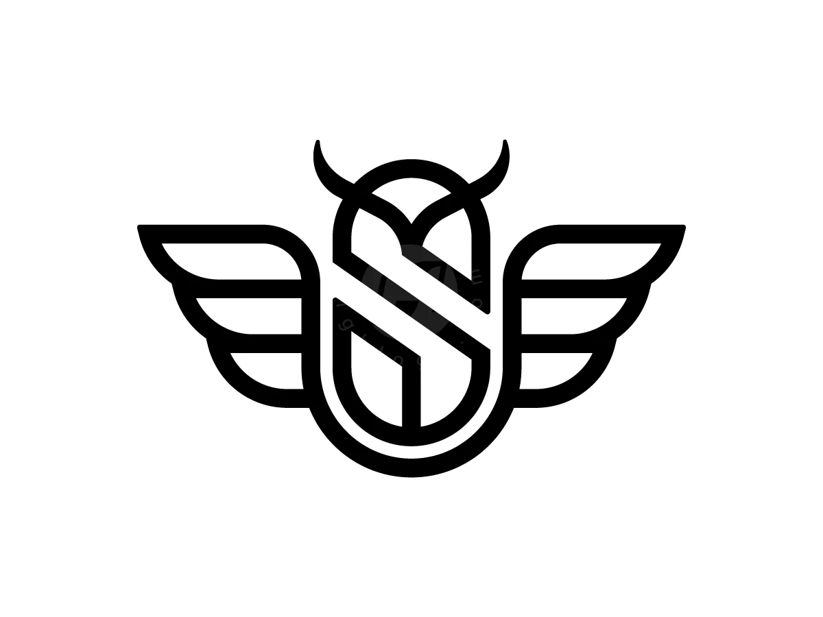 Letter S Owl Logo With A Modern Look - Animal Logo design by Muhamad Adek for sale on Highlogo