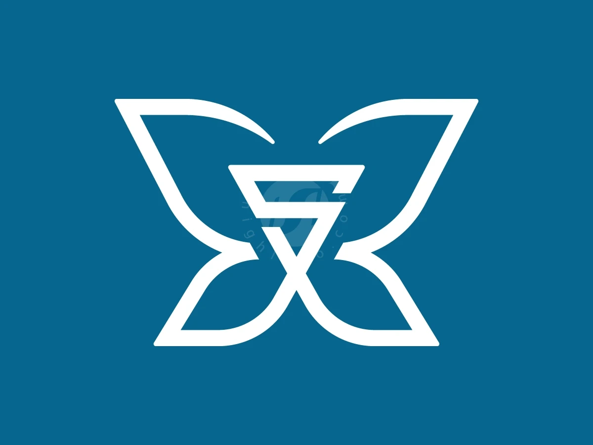 Letter S Butterfly Logo With A Modern Look - preview 1
