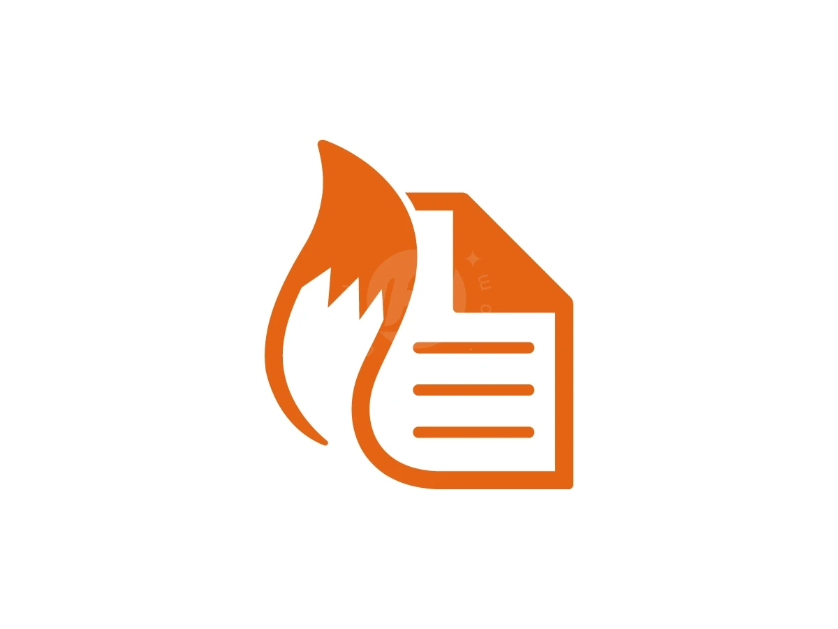 Document Fox Tail Logo With A Modern Look - General Logo design by Muhamad Adek for sale on Highlogo