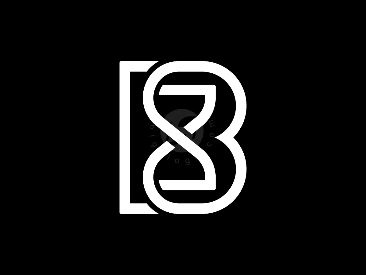 Letter B Hourglass Logo With A Modern Look - preview 1