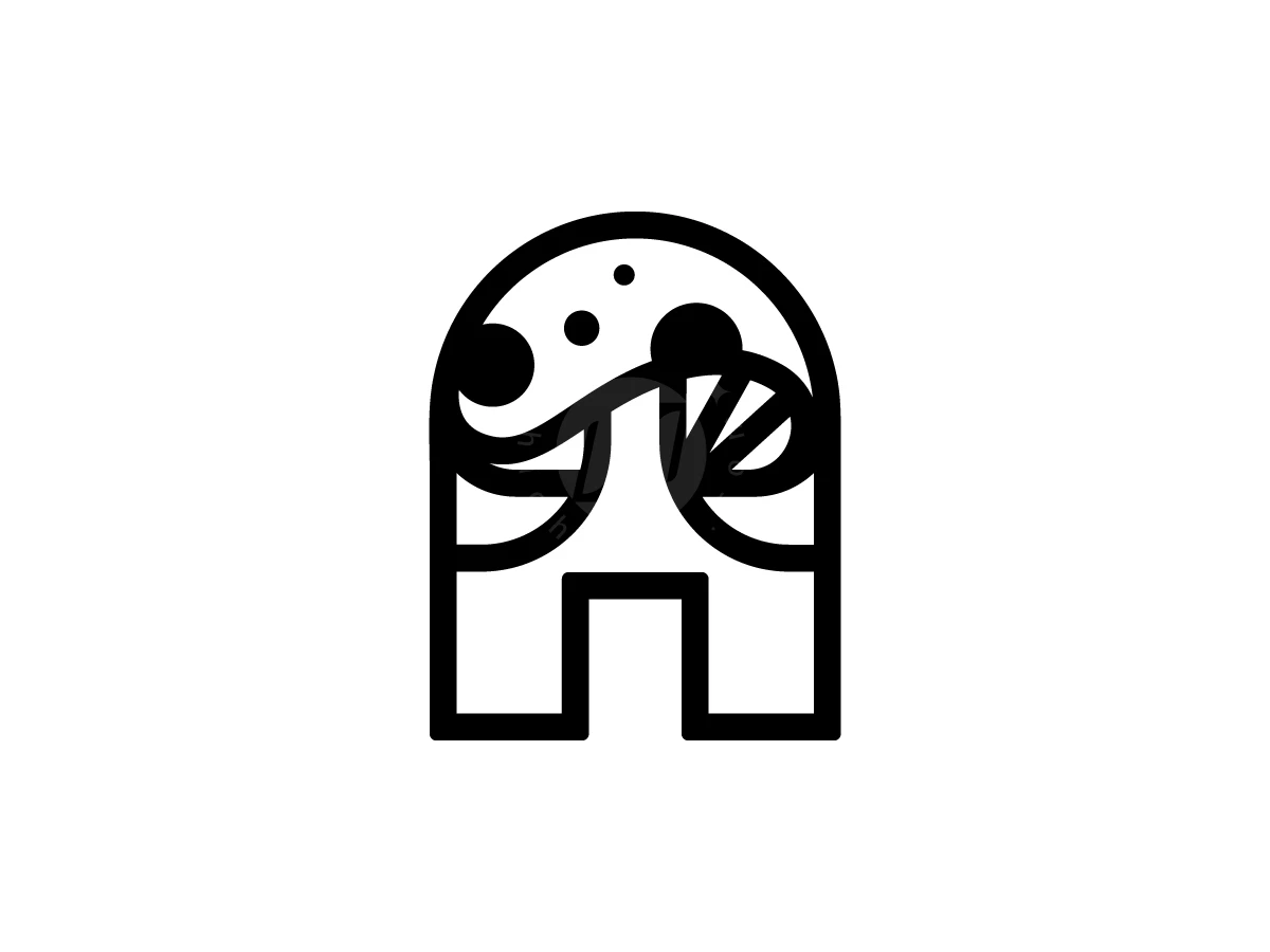Letter A Mushroom Logo With A Modern Look - General Logo design by Muhamad Adek for sale on Highlogo