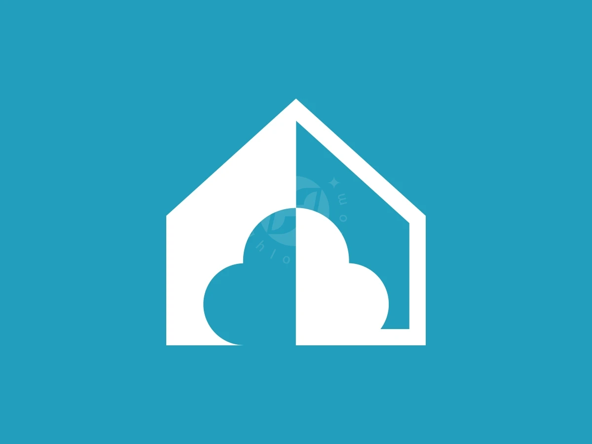House Cloud Logo With A Modern Look - preview 1