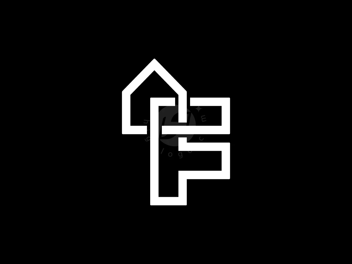 Letter F House Logo With A Modern Look - preview 1