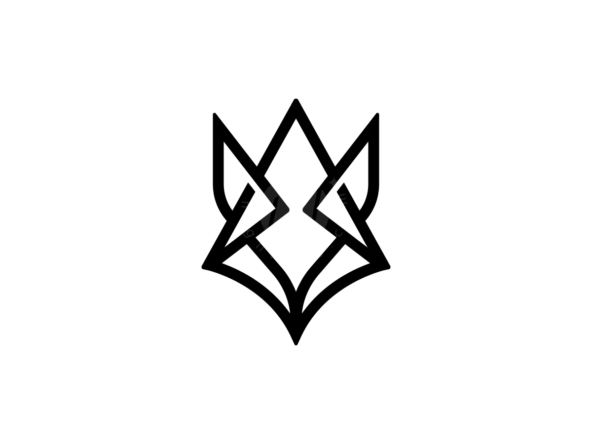 Letter A Fox Head Logo With A Modern Look - Animal Logo design by Muhamad Adek for sale on Highlogo