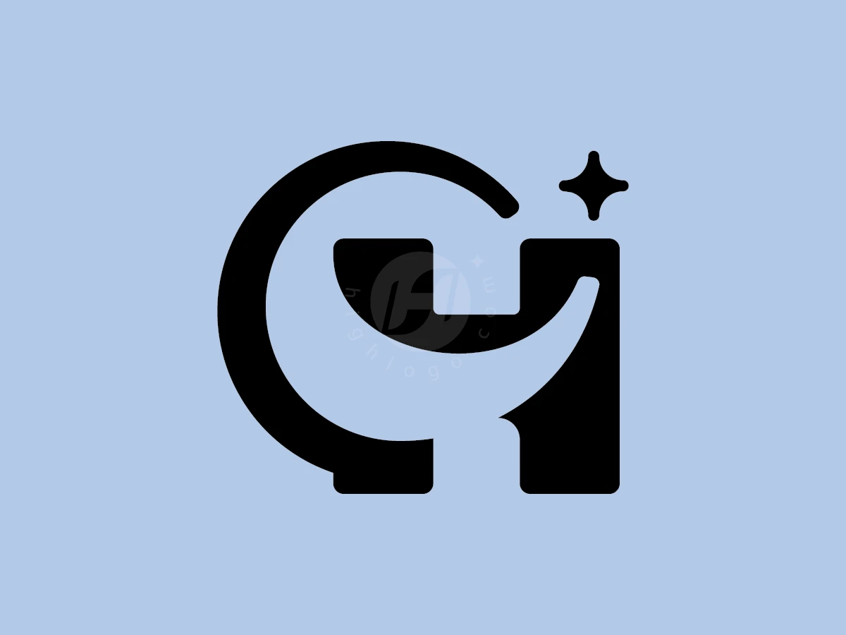 Letter Hc Ch Digital Brilliance Logo - Monograms Logo design by ions for sale on Highlogo