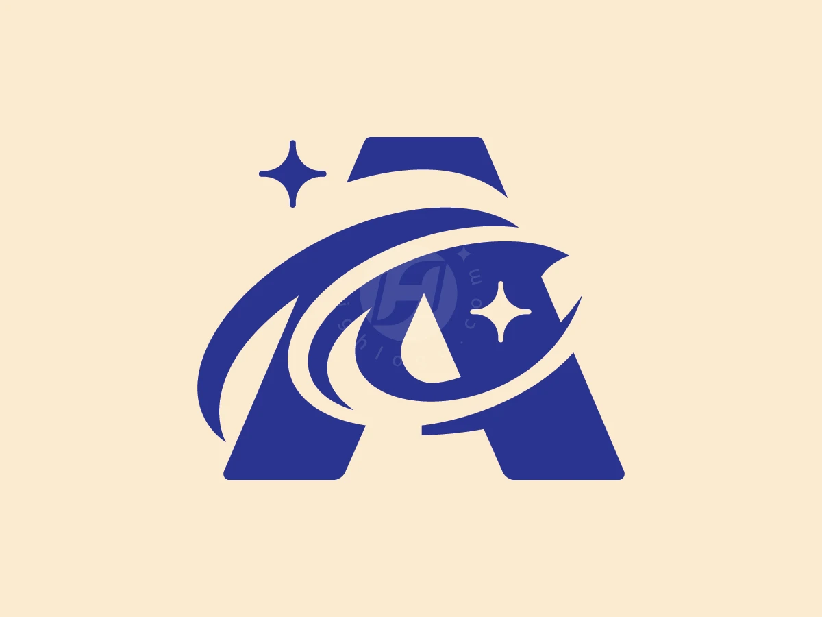 Letter A Atlantic Wave Logo - Logo Logo design by ions for sale on Highlogo