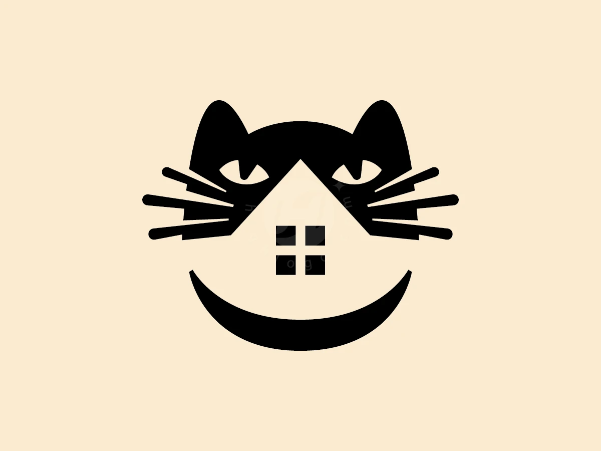 Cat Home Pet Grooming Salon Logo - Animal Logo design by ions for sale on Highlogo