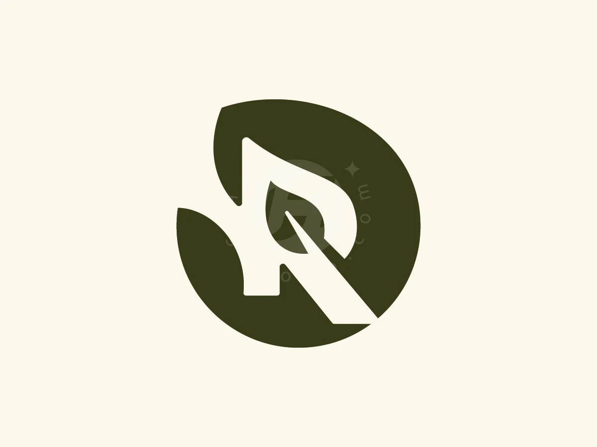 Letter R Botanical Gardens Logo - Monograms Logo design by ions for sale on Highlogo