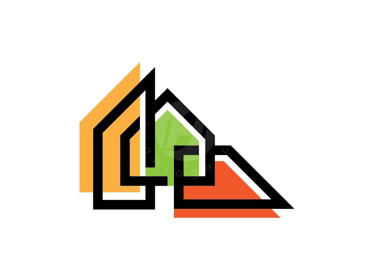 Modern Multi Home Living Logo - Real Estate Logo design by ions for sale on Highlogo