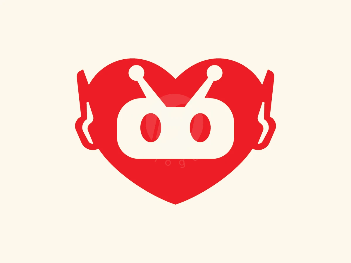 Love Robot Artificial Intelligence Logo - Technology Logo design by ions for sale on Highlogo