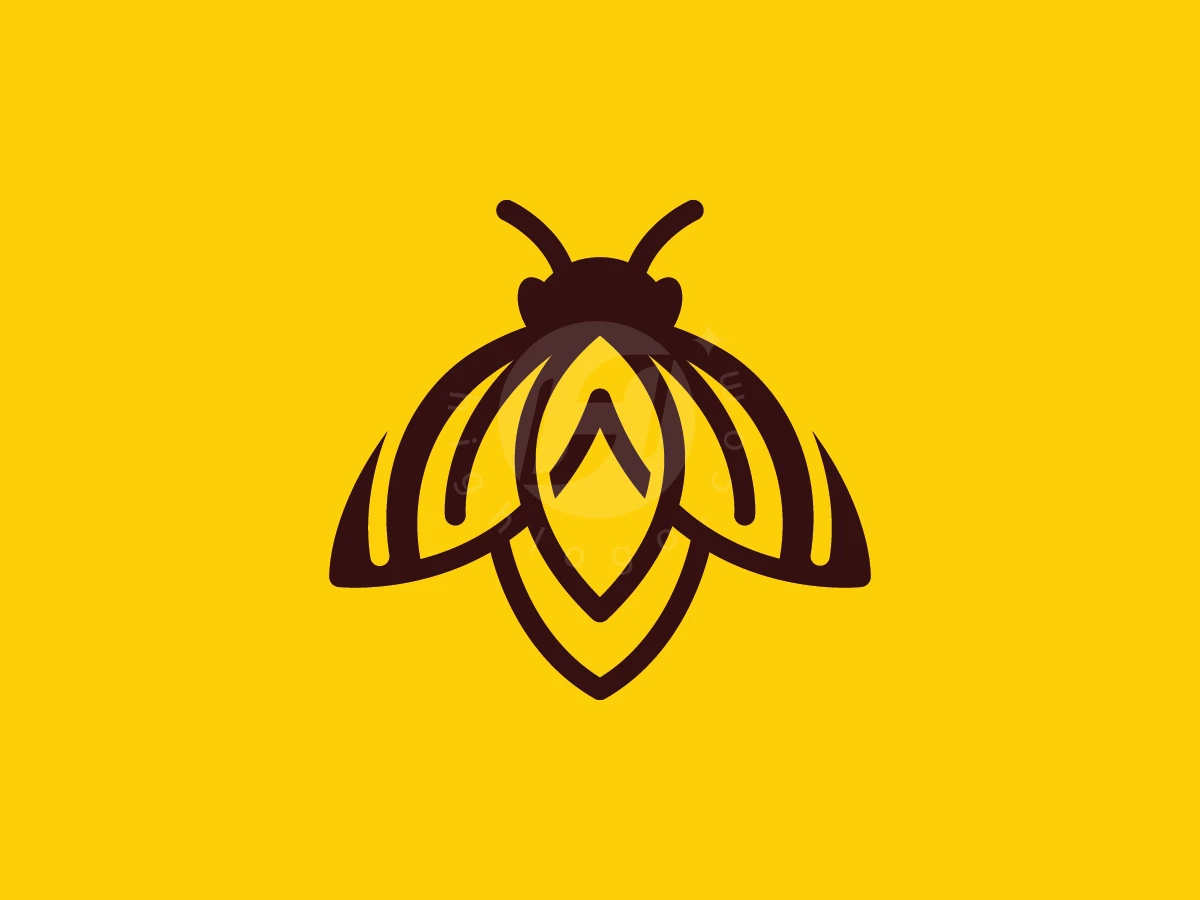 Modern Honey Bee Beauty Logo - Animal Logo design by ions for sale on Highlogo