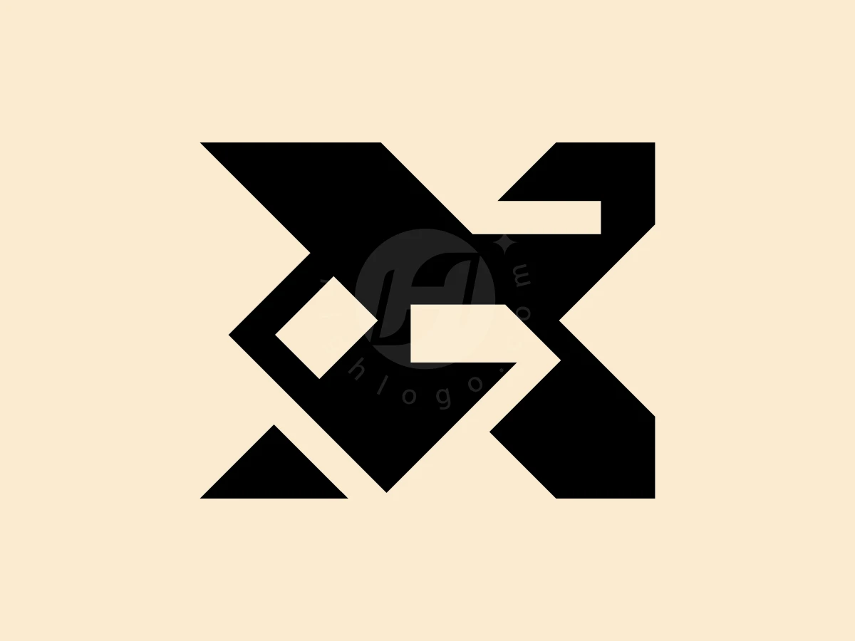 Letter XG Or GX Geometric Tech Modern Logo - Logo Logo design by ions for sale on Highlogo