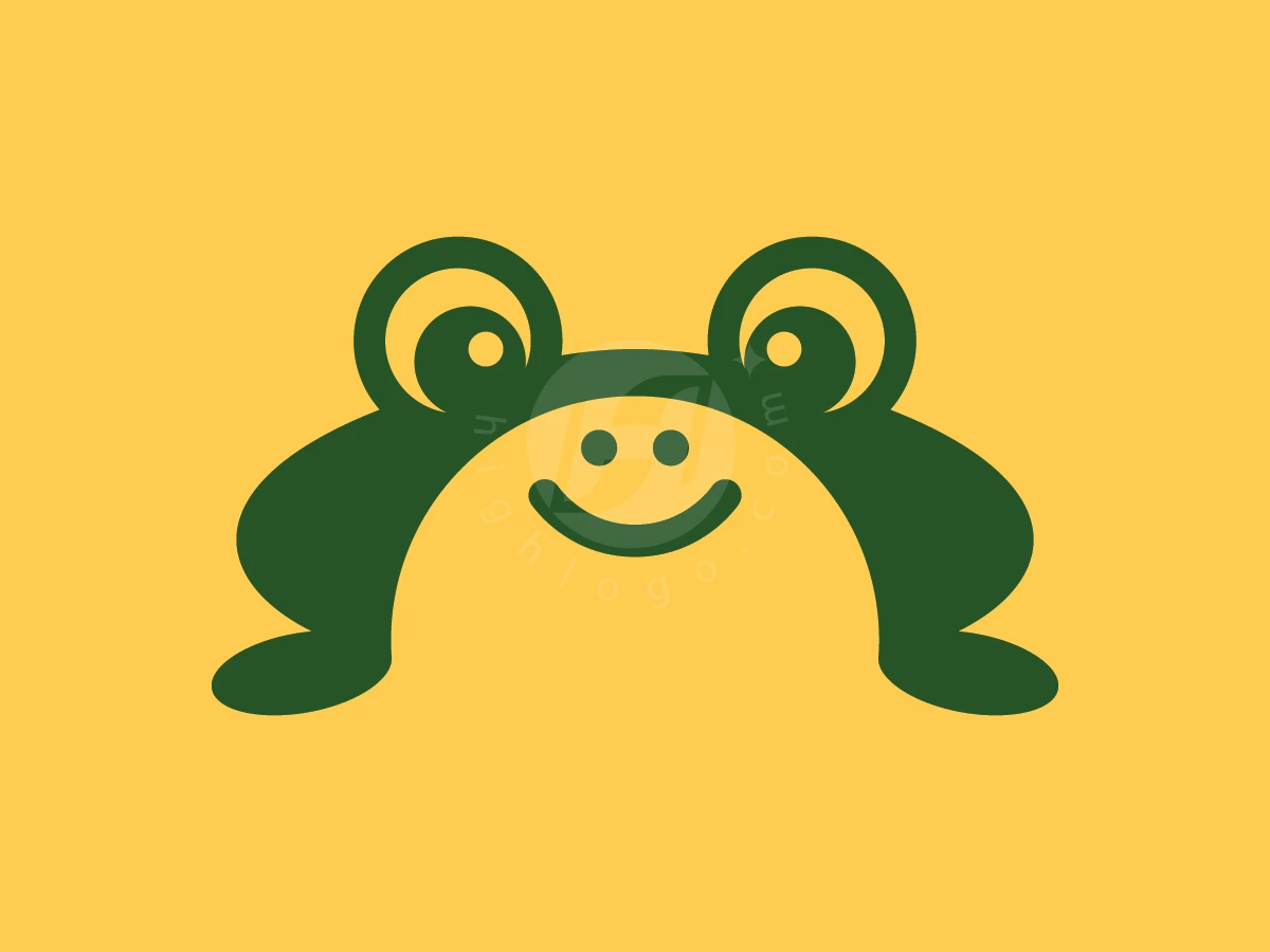 Frog Friendy And Happy Smile Logo - Animal Logo design by ions for sale on Highlogo