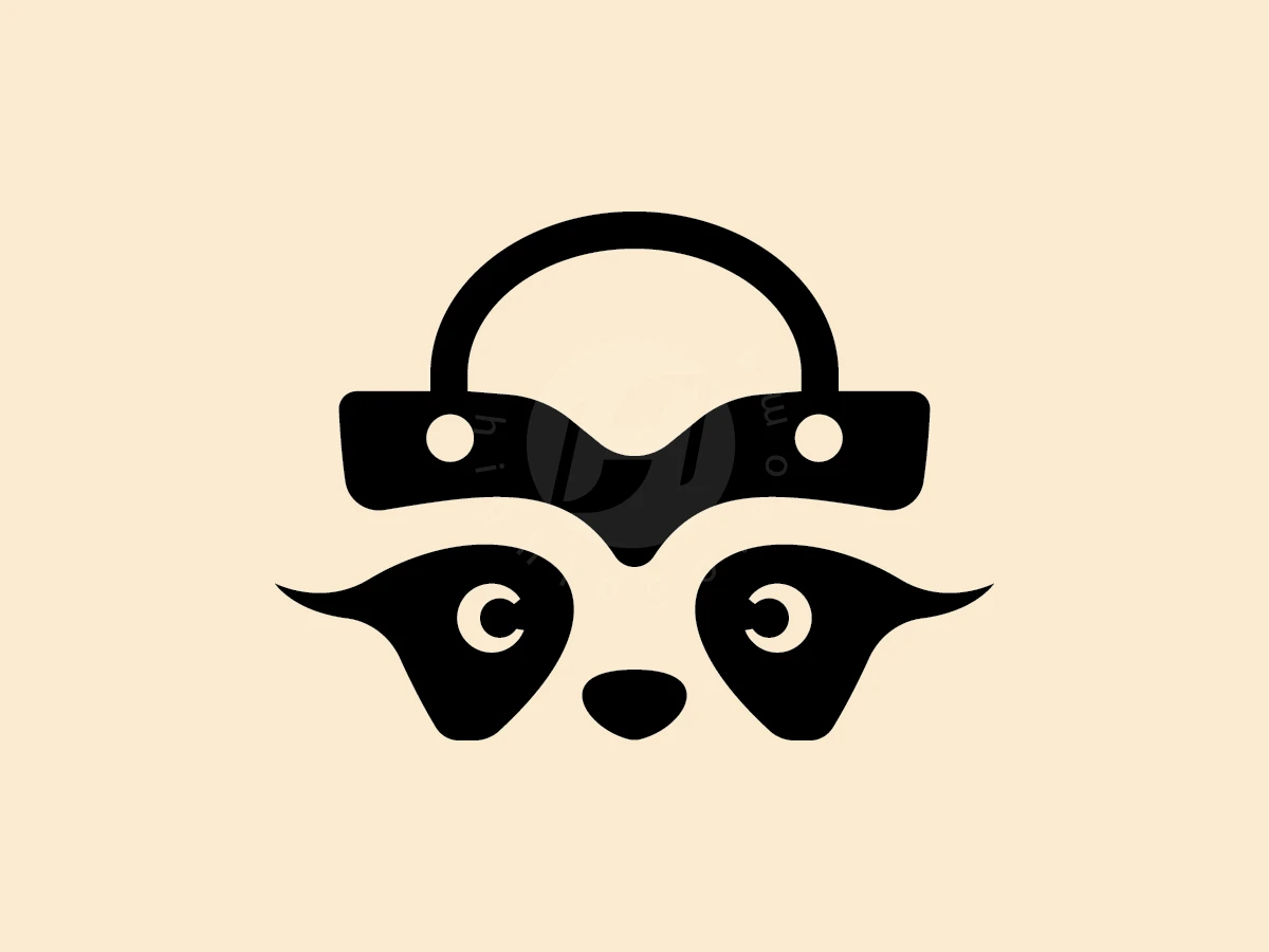 Raccoon And Bag Shop Unique Logo - Animal Logo design by ions for sale on Highlogo