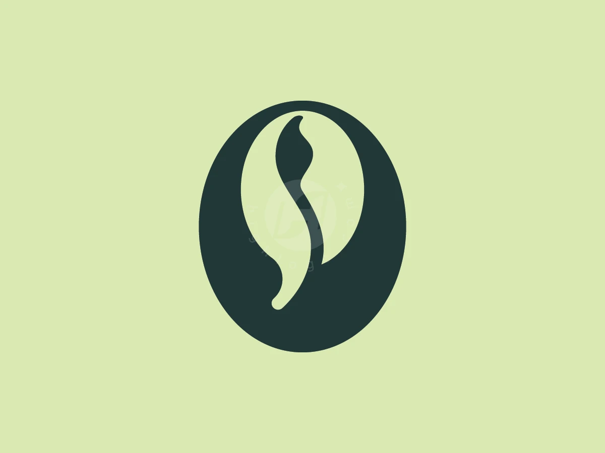 Green Been Coffee Nature Logo - Food Logo design by ions for sale on Highlogo