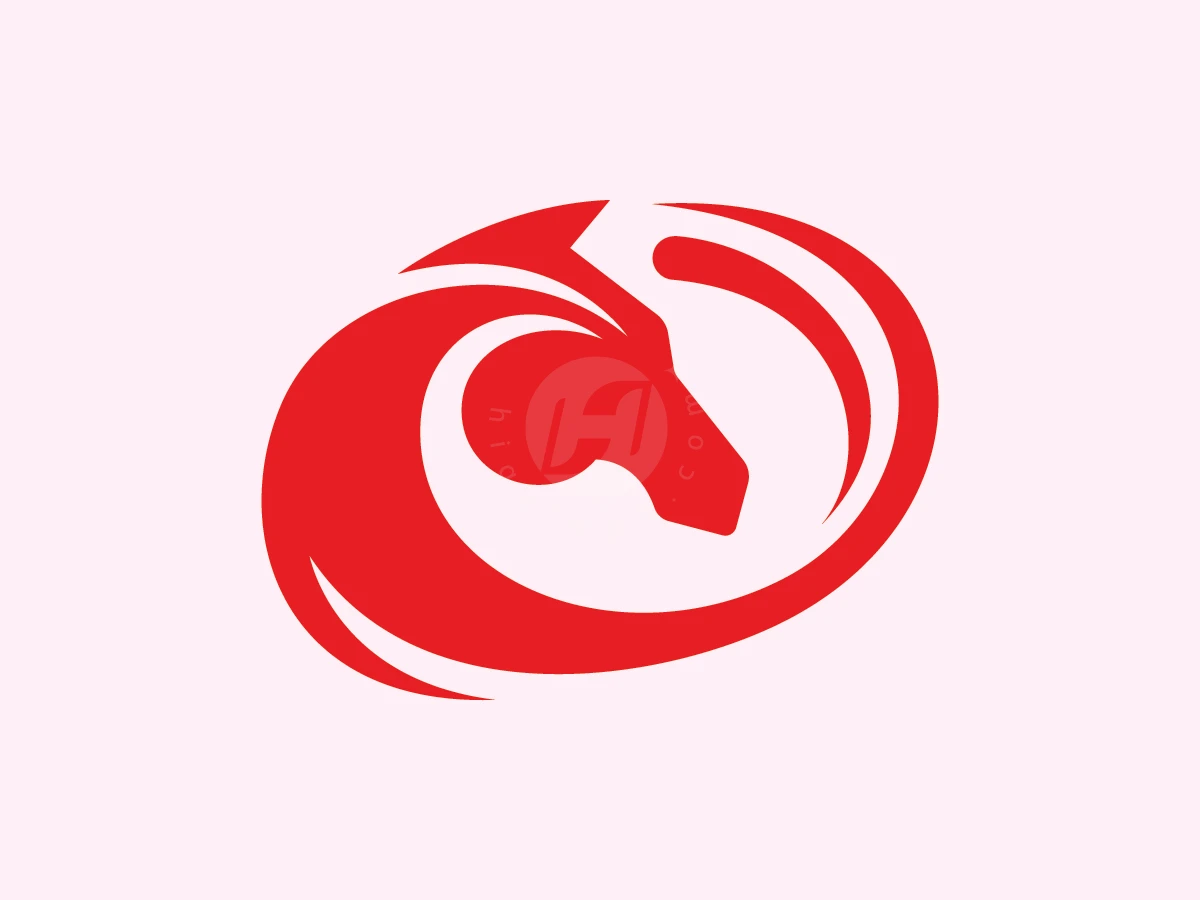 Rapid Red Horse Logo - Animal Logo design by ions for sale on Highlogo