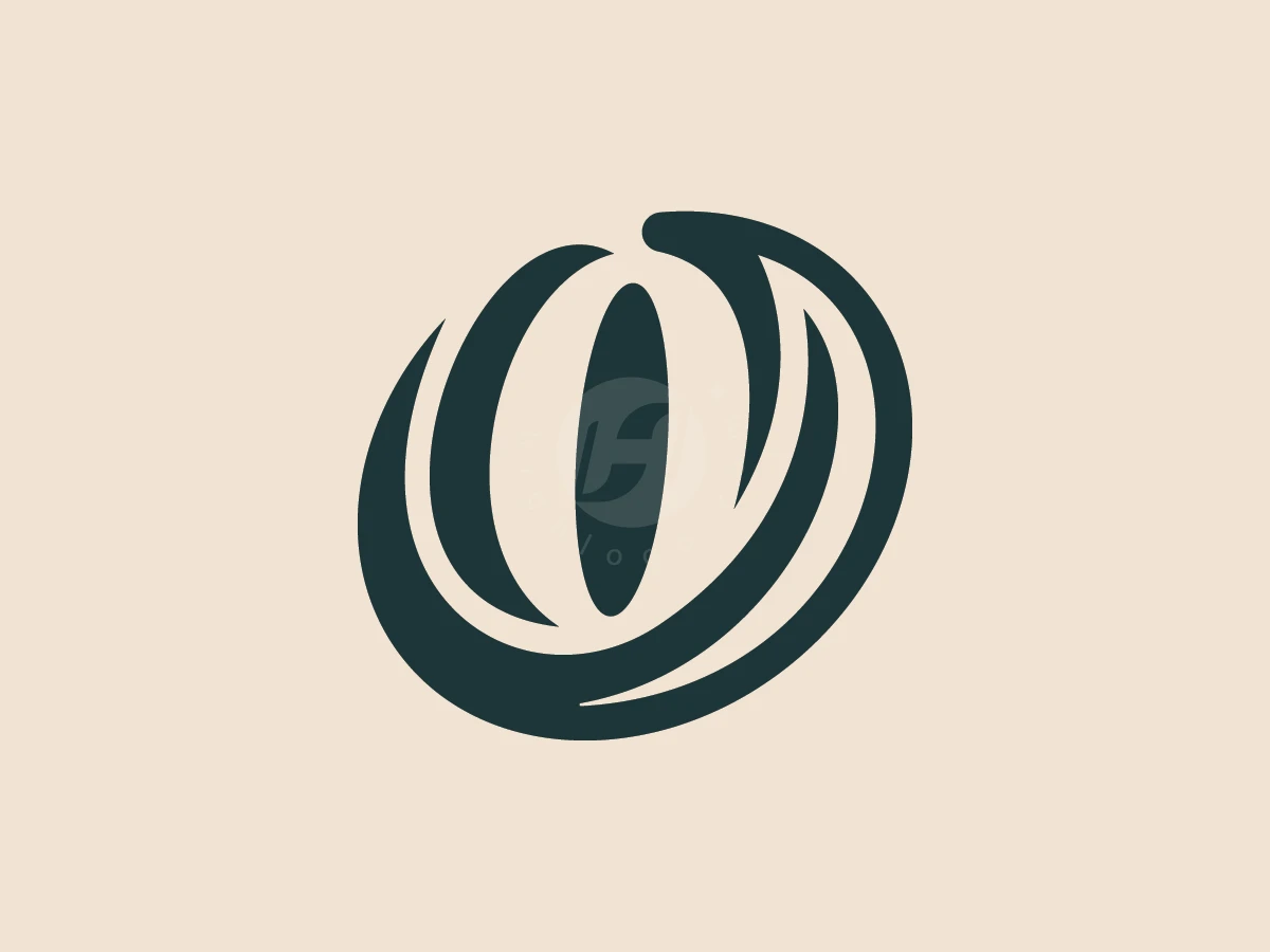 Letter O Natural Identity Logo - Lettermark Logo design by ions for sale on Highlogo
