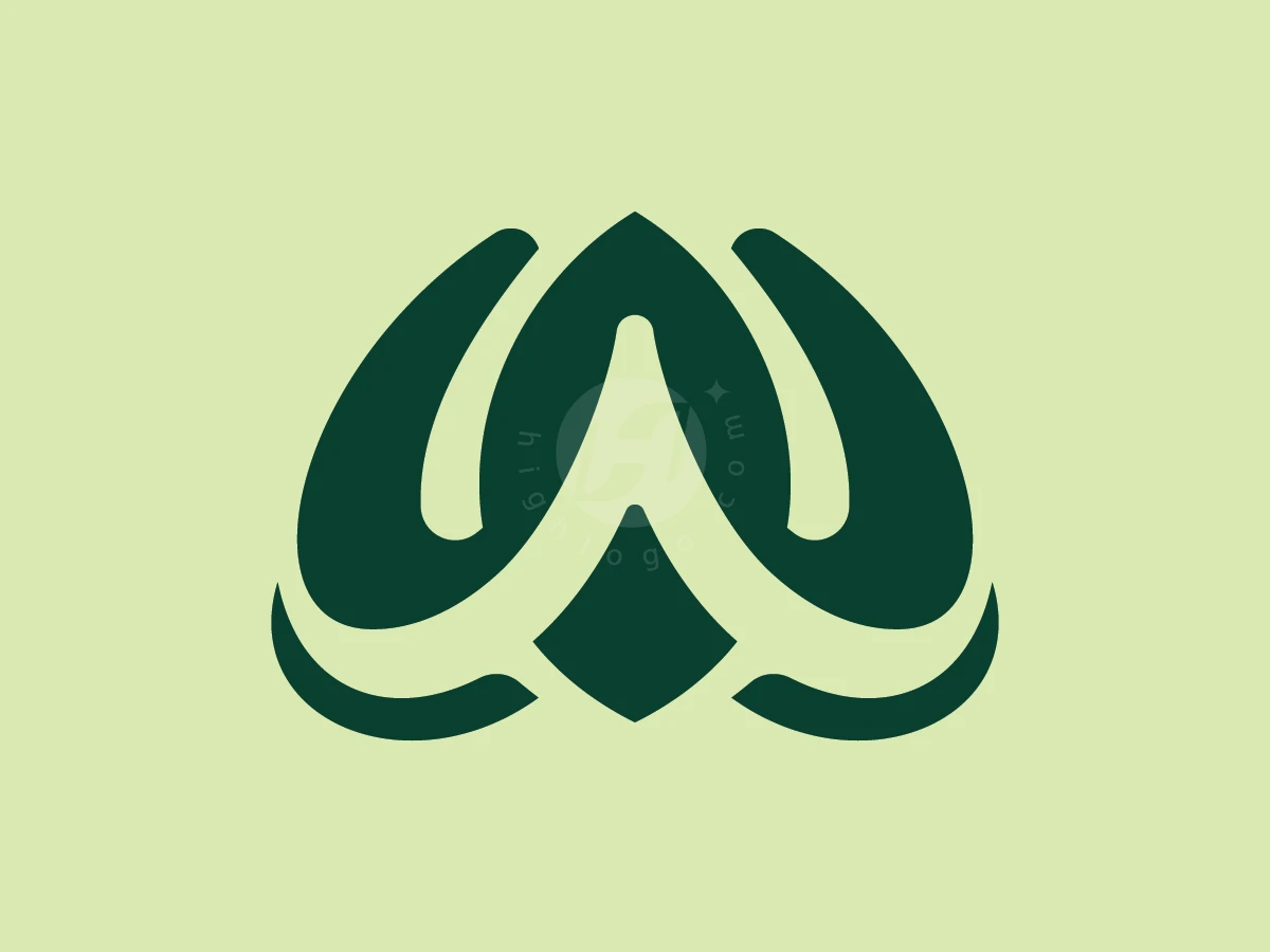 Letter W Nature Organic Logo - Logo Logo design by ions for sale on Highlogo