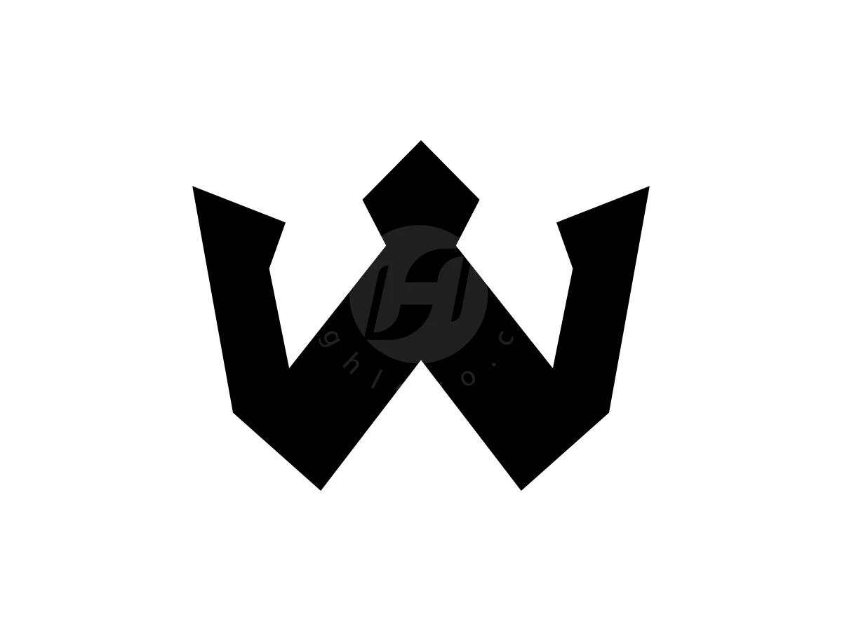 Letter W  And Hand Crown Modern Logo - Logo Logo design by Arsshudsgn for sale on Highlogo