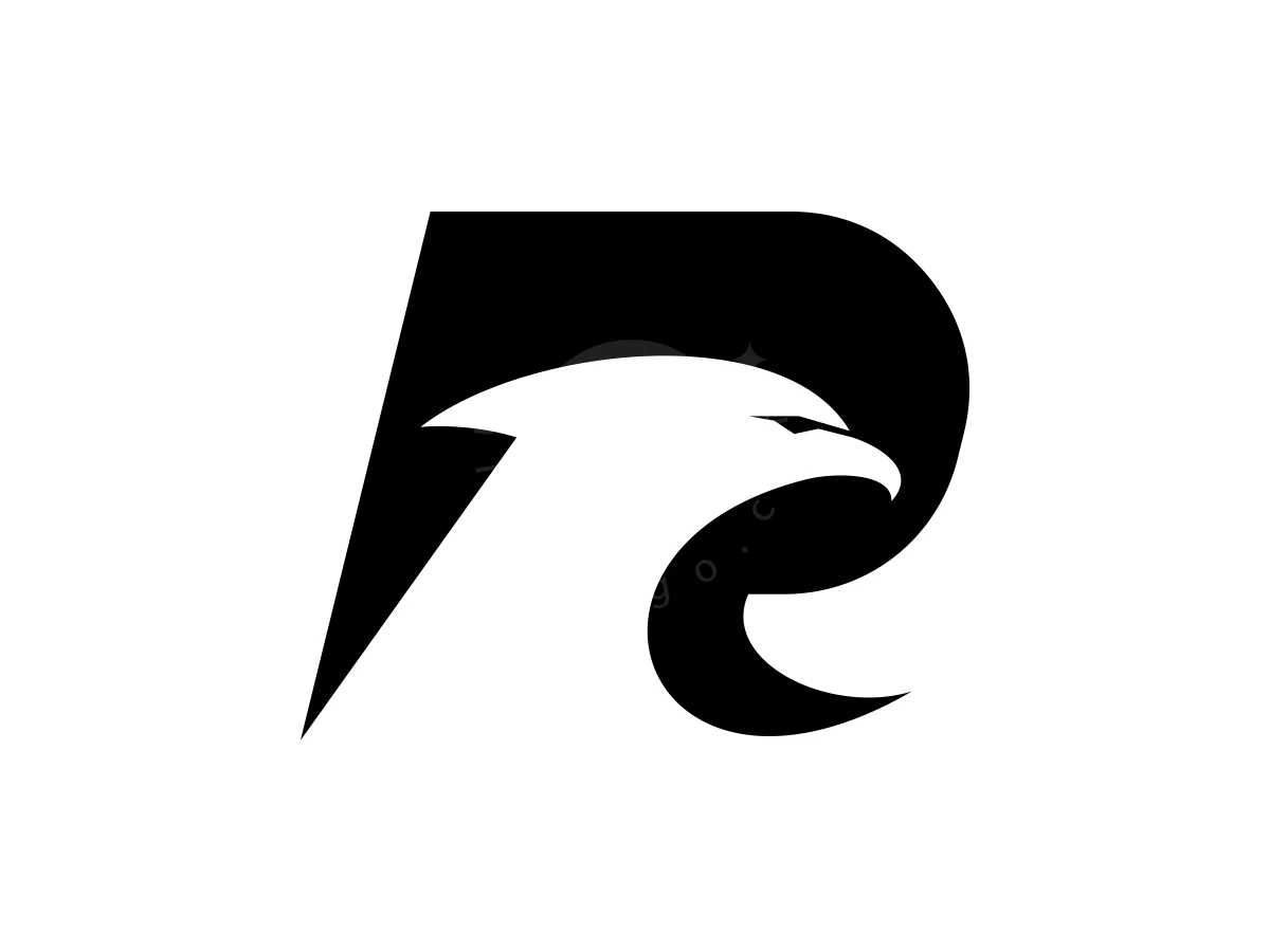 Modern Eagle Combined Letter R Logo - Animal Logo design by Arsshudsgn for sale on Highlogo